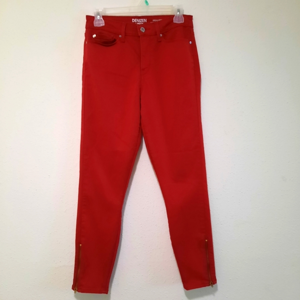 Denizen Levi's high rise women's red jean